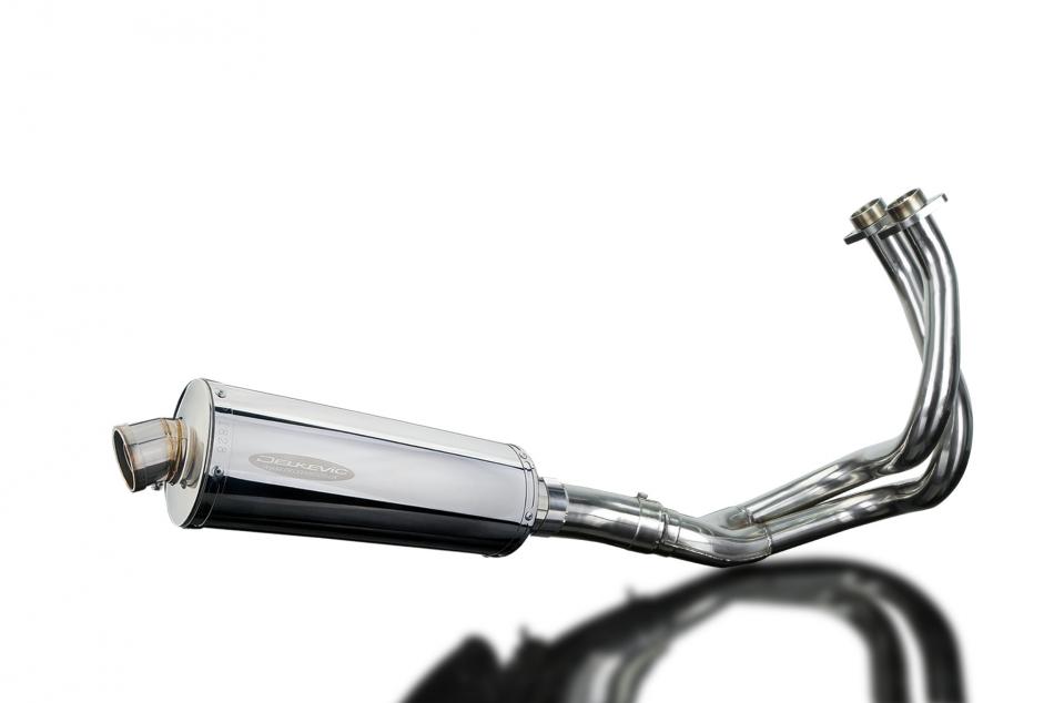 KAWASAKI KLE650 VERSYS 2015-2021 Echappement 2-1 Complet Pot 350mm Ovale Inox