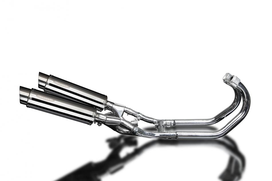 YAMAHA V-MAX VMX1200 1984-2007 Echappement Complet 4-2 Silencieux 350 Rond Inox