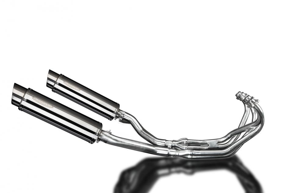 YAMAHA XJ600 DIVERSION 1992-2004 Echappement Complet 4-2 Pot 350mm Rond Inox