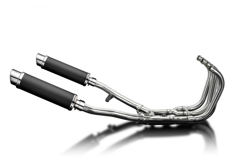 SUZUKI GSX1400 2001-2004 Echappement complet 4-2 silencieux 350mm Rond Carbone