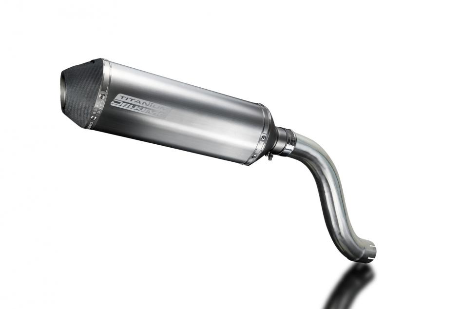 TRIUMPH Speed Triple 955i 2002-2004 Echappement HAUT: Pot 343mm X-Ovale Titane