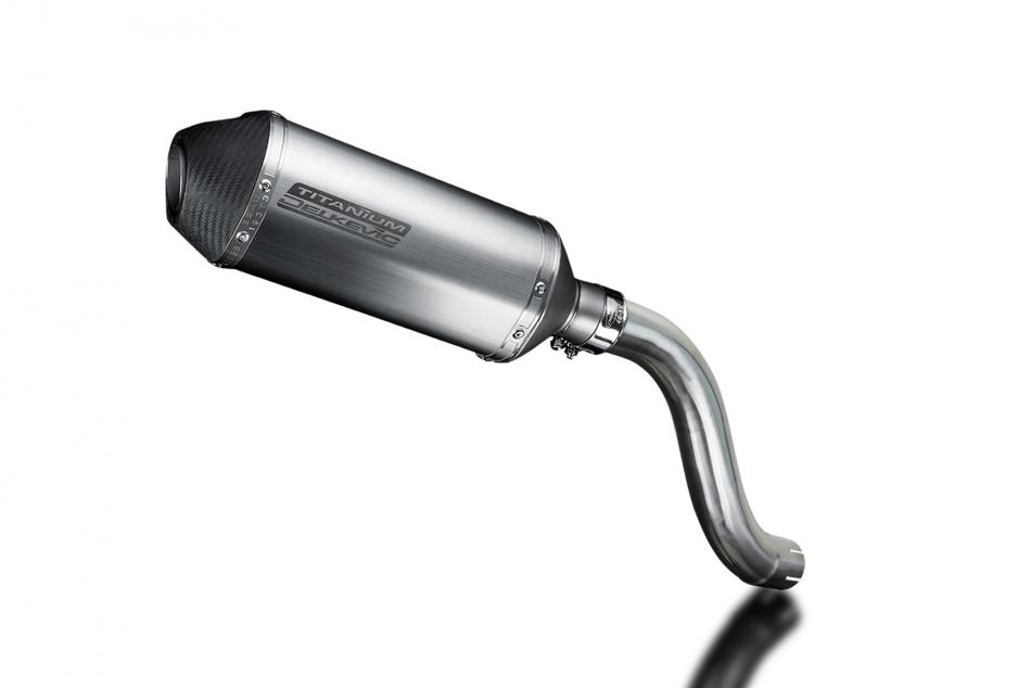 TRIUMPH Speed Triple 955i 2002-2004 Echappement HAUT: Pot 260mm X-Ovale Titane