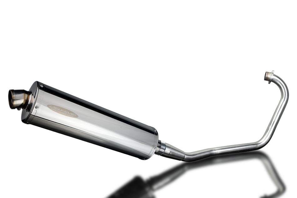 HONDA CBF125 2008-2015 Echappement Complet Silencieux 450 Ovale Inox