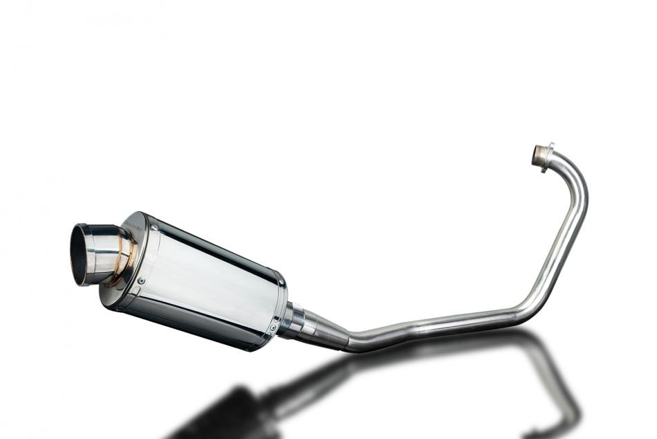 HONDA CBF125 2008-2015 Echappement Complet Silencieux 225 Ovale Inox PISTE