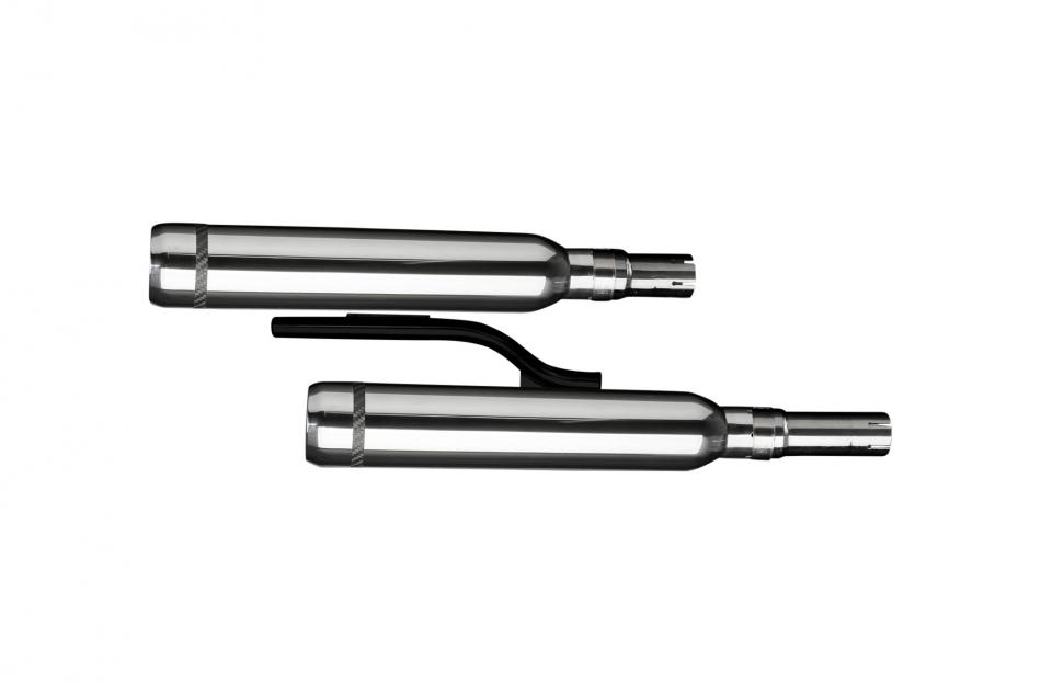 YAMAHA XV1700 ROAD STAR 2004-2007 Echappement CUSTOM Silencieux 410mm BULLNOSE