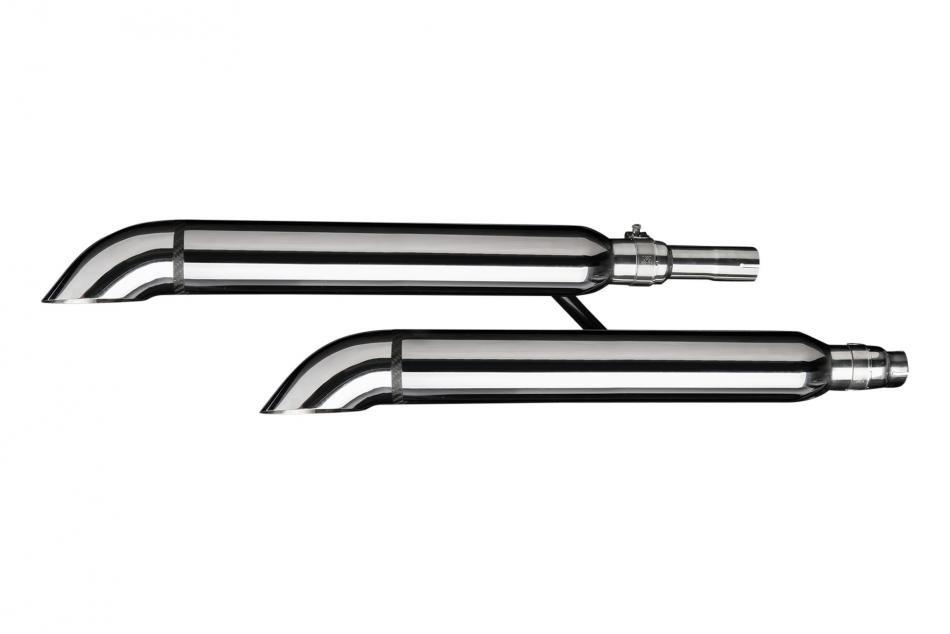 HONDA VT1100C2 2000-2007 Echappement CUSTOM Silencieux 550mm TURNOUT