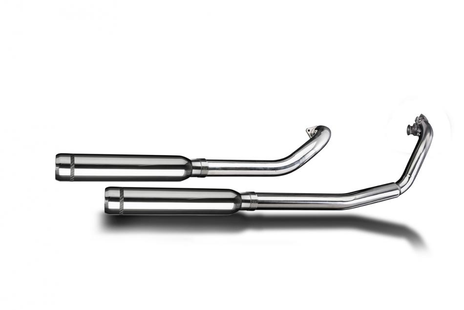 YAMAHA XVS650A Dragstar Classic 04-16 Echappement Complet 2-2 410 Custom BULLNOSE