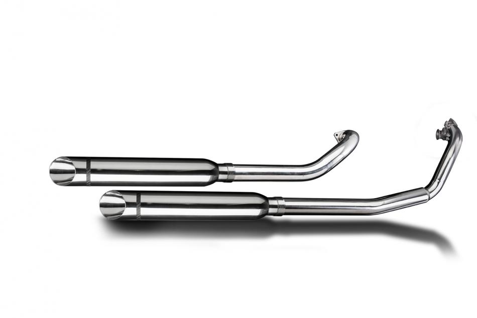 YAMAHA XVS650A Dragstar Classic 04-16 Echappement Complet 2-2 410 Custom SLASHCUT