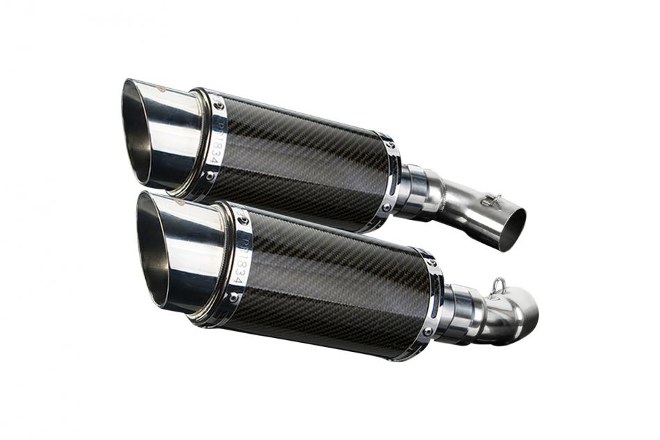 DUCATI Monster 796 2011-2014 Echappement Silencieux 200mm Rond Carbone PISTE
