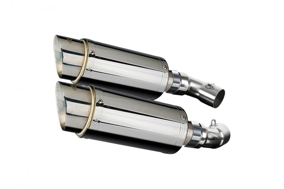 DUCATI Monster 796 2011-2014 Echappement Silencieux 200mm Rond Inox PISTE