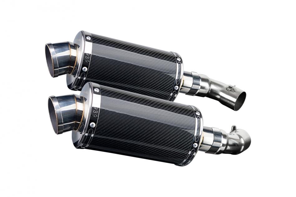DUCATI Monster 796 2011-2014 Echappement Silencieux 225mm Ovale Carbone PISTE