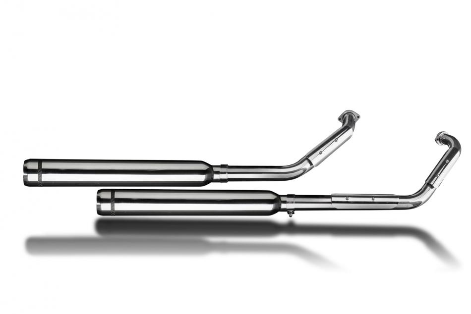 SUZUKI VL800 INTRUDER 2001-2016 Echappement Complet 2-2 550mm CUSTOM BULLNOSE