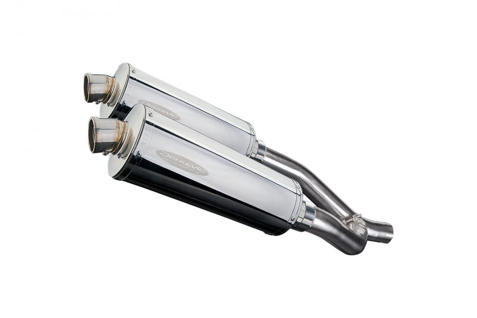 Yamaha XT660Z Tenere 08 09 2010-2016 KIT-Silencieux 350mm Ovale Inox