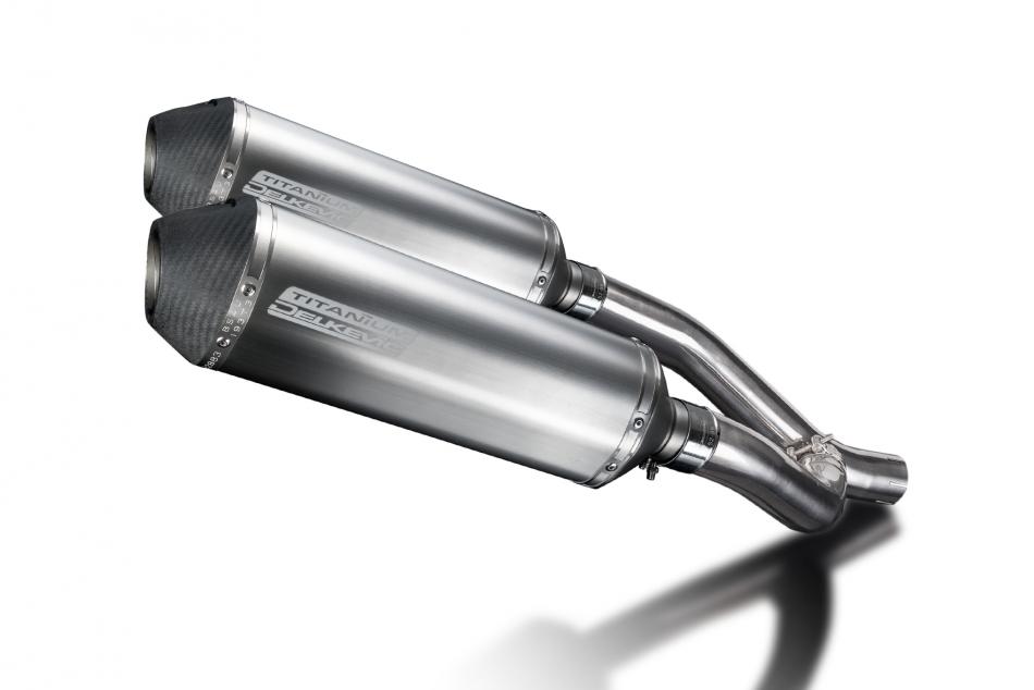 Yamaha XTZ660Z Tenere 2008-2016 Echappement KIT-Silencieux 343mm X-Ovale Titane