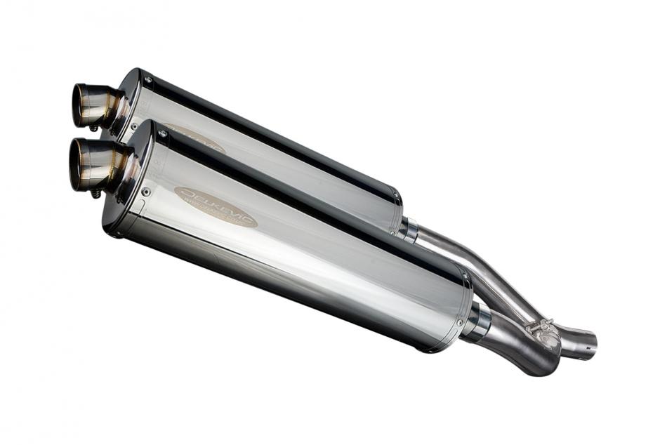 YAMAHA XT660Z TENERE 2008-2016 Echappement Silencieux 450mm Ovale Inox