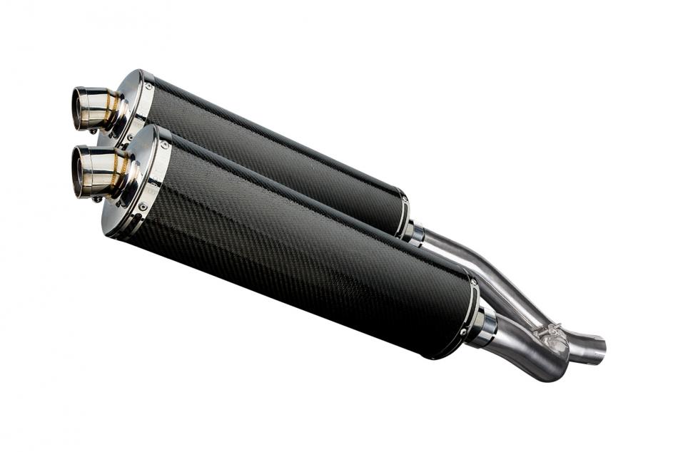 YAMAHA XT660Z TENERE 08-16 Echappement Silencieux 450mm Ovale Carbone