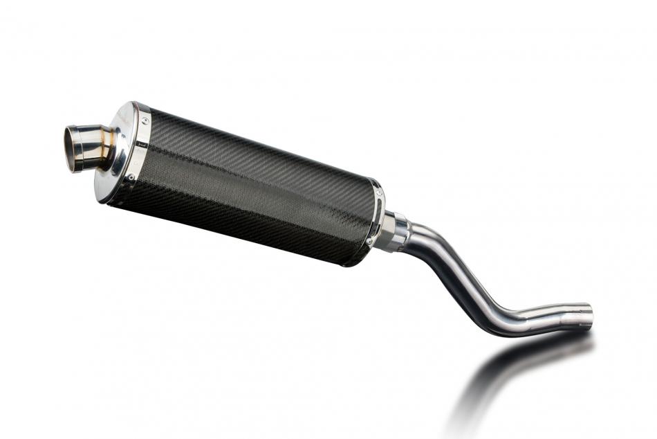 Kawasaki KLR650E 2008-2024 Echappement Silencieux 350mm Ovale Carbone