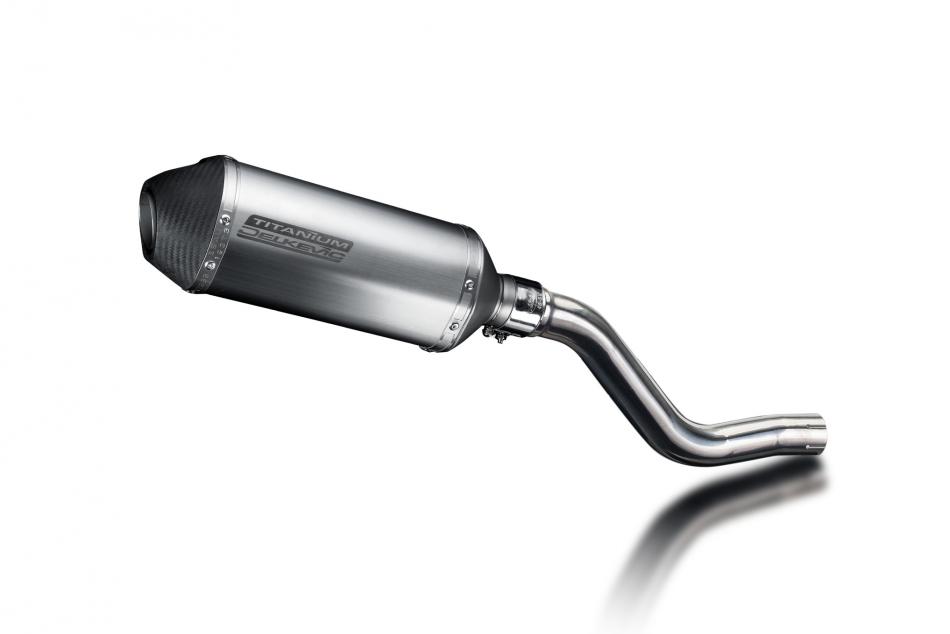 Kawasaki KLR650E 2008-2024 Echappement KIT-Silencieux 260mm X-Ovale Titane