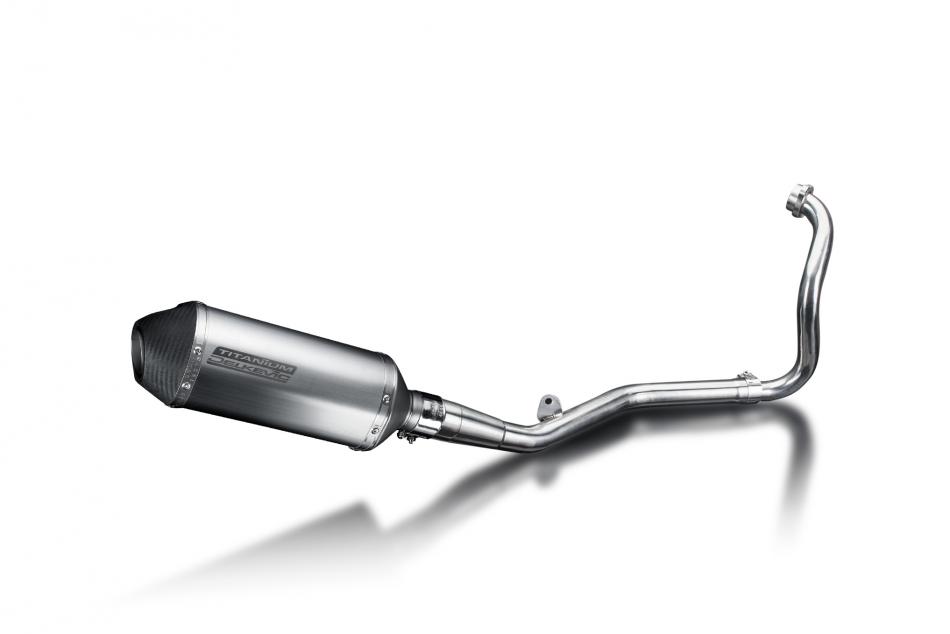 Yamaha YZF-R125 2014-2016 Echappement Complet Silencieux 260mm X-Ovale Titane