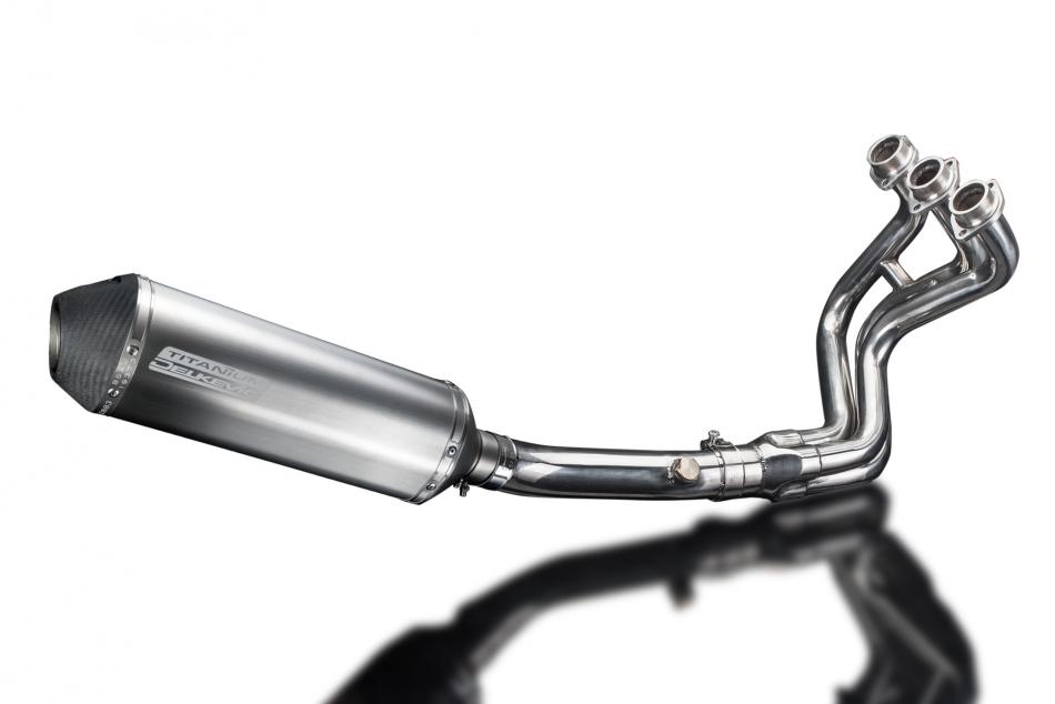 YAMAHA MT09 2015-2020 Echappement Complet 3-1 DECAT Pot 343mm X-Ovale Titane