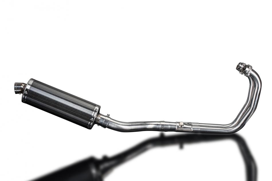 YAMAHA YZF-R3 2015-24 MT03 2017-24 Echappement 2-1 Complet 350mm Ovale Carbone