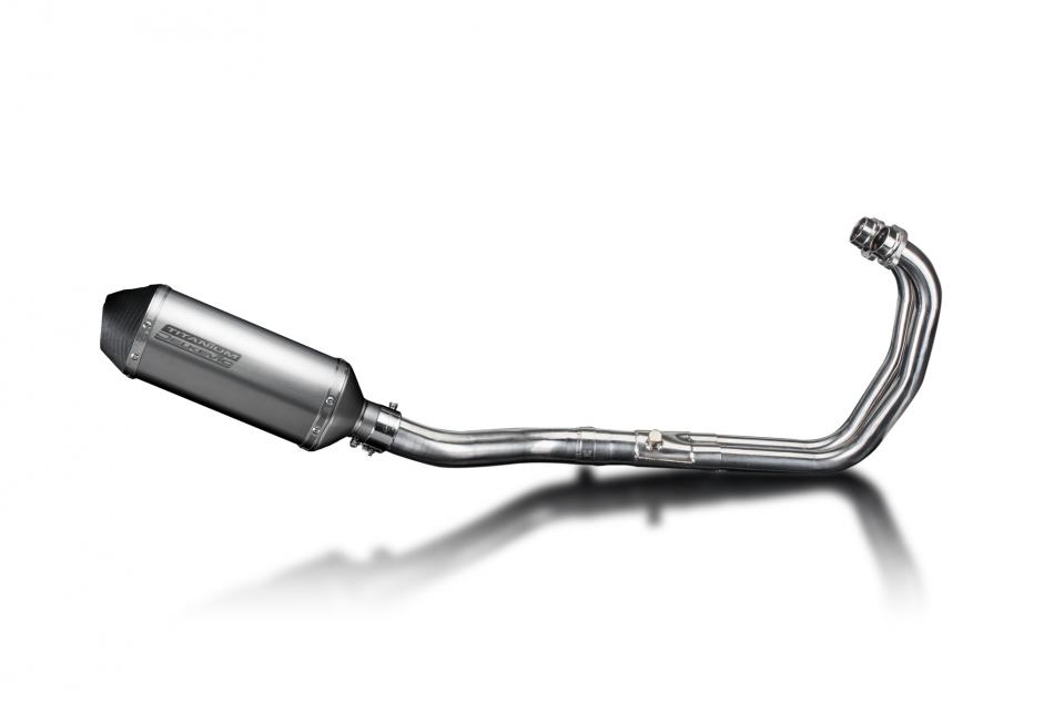 Yamaha YZF-R3 2015-2024 Echappement Complet 2-1 Silencieux 260mm X-Ovale Titane