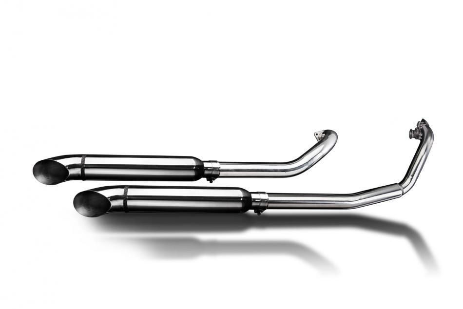 YAMAHA XVS650 DRAGSTAR 97-03 Echappement Complet 2-2 Custom 410mm Pot TurnOut