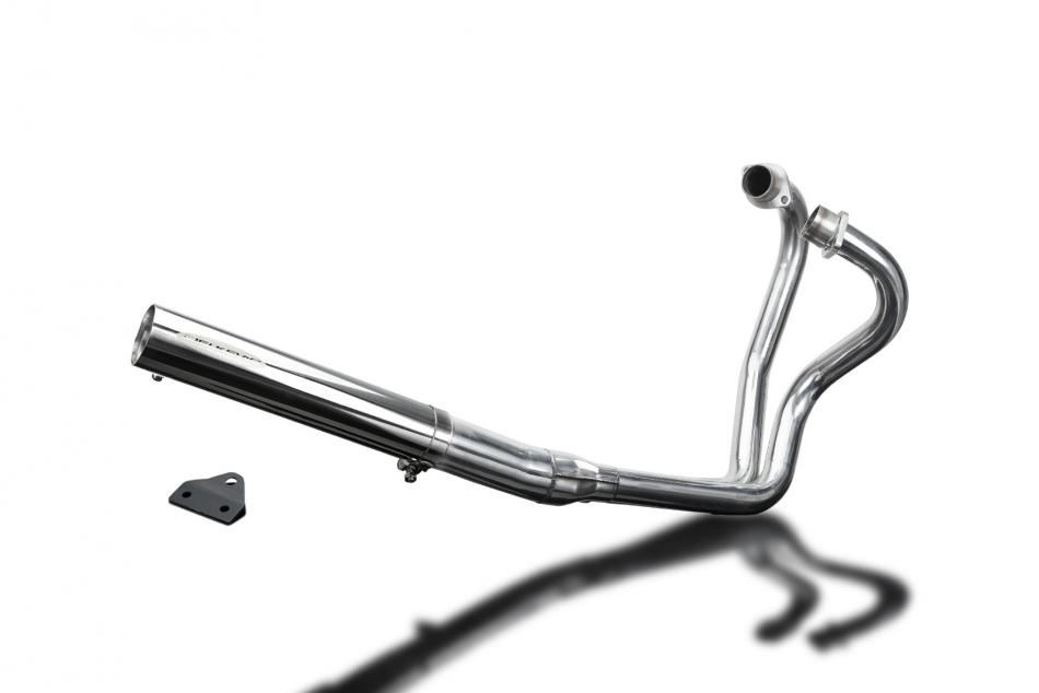 YAMAHA XS650 SE-B 1978-1985 Echappement Complet 2-1 Inox Silencieux Court-Droit