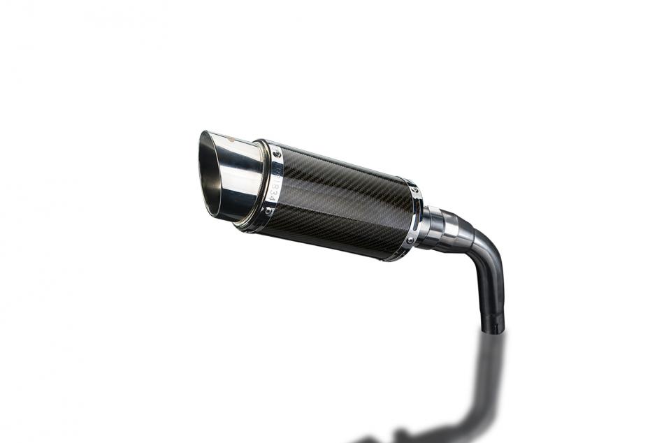 HONDA MSX125 GROM 13-15 Tail-Tidy Echappement Pot 200mm Rond Carbone PISTE