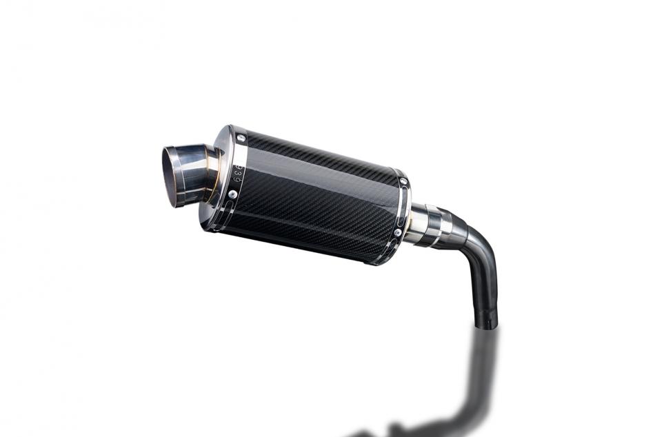 HONDA MSX125 GROM 2013-2015 Echappement Pot 225mm Ovale Carbone PISTE Tail-Tidy