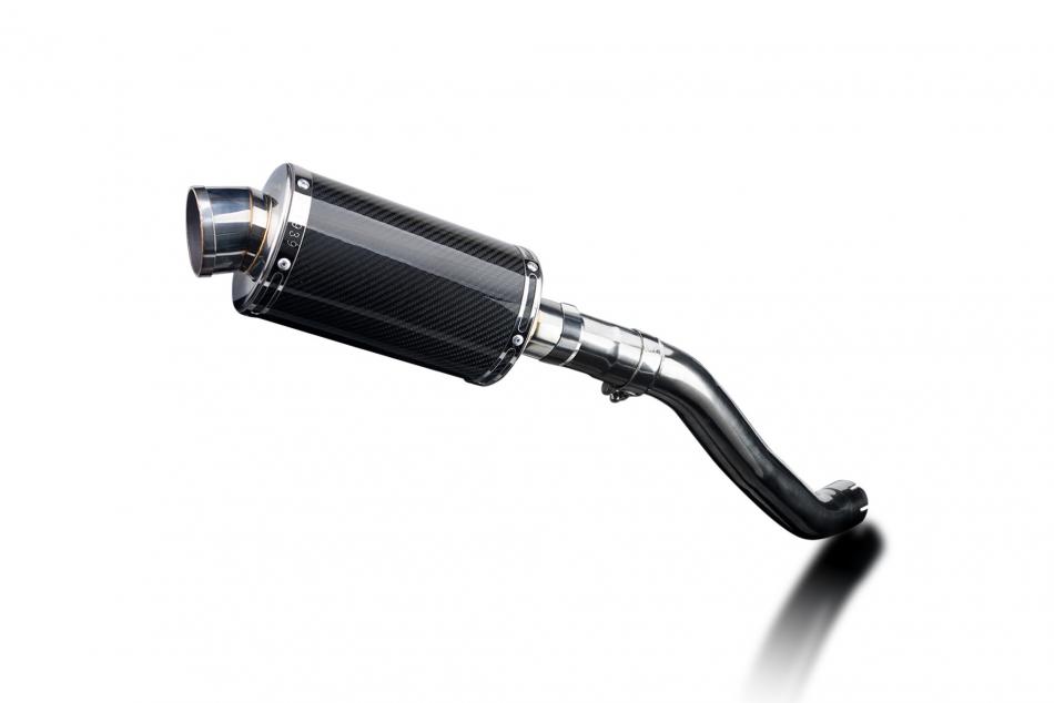 KAWASAKI Z750 2004-06 Echappement Silencieux 225mm Ovale Carbone PISTE
