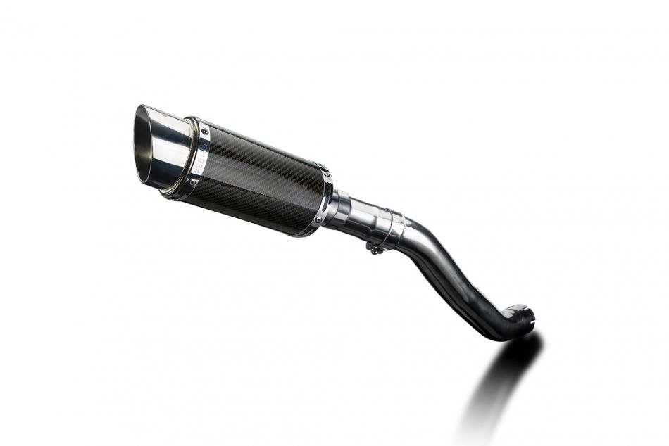 KAWASAKI Z750 2004-2006 Echappement Silencieux 200mm Rond Carbone PISTE