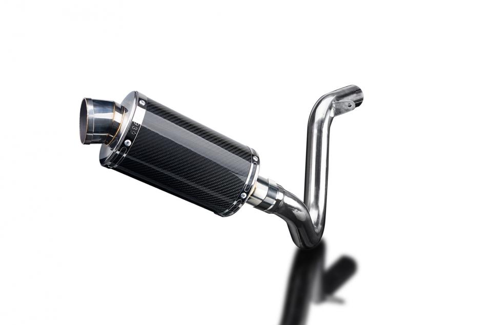 KTM 125 DUKE 200 2011-2015 Echappement DECAT Silencieux 225mm Ovale Carbon PISTE