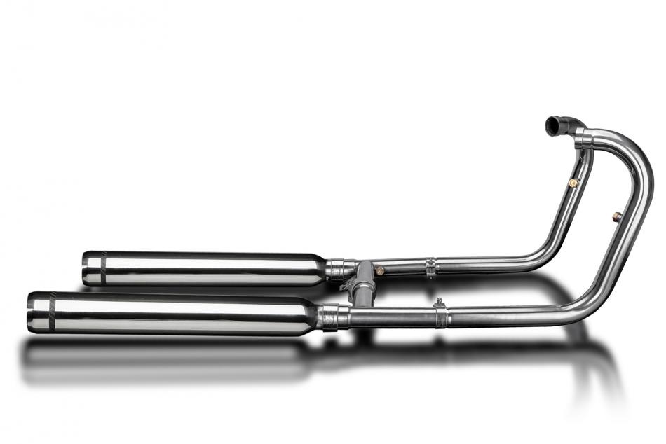 Kawasaki W800 2019-2024 Echappement Silencieux 550mm Nez De Taureau Inox