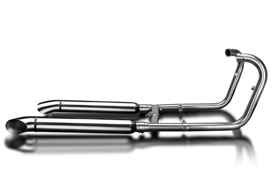 Kawasaki W800 2019-2024 Echappement Complet Silencieux 550mm Saverer Inox