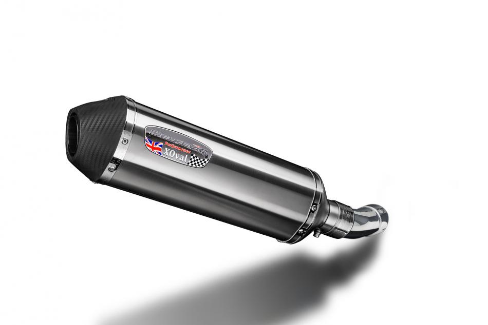 Suzuki SV400 SV650 2003-2015 Echappement KIT-Silencieux 343mm X-Ovale Inox