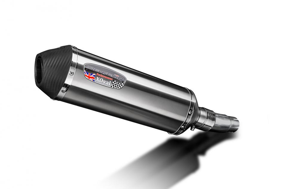 Kawasaki 250R 300 Ninja 2008-2016 Echappement KIT-Silencieux 343mm X-Ovale Inox