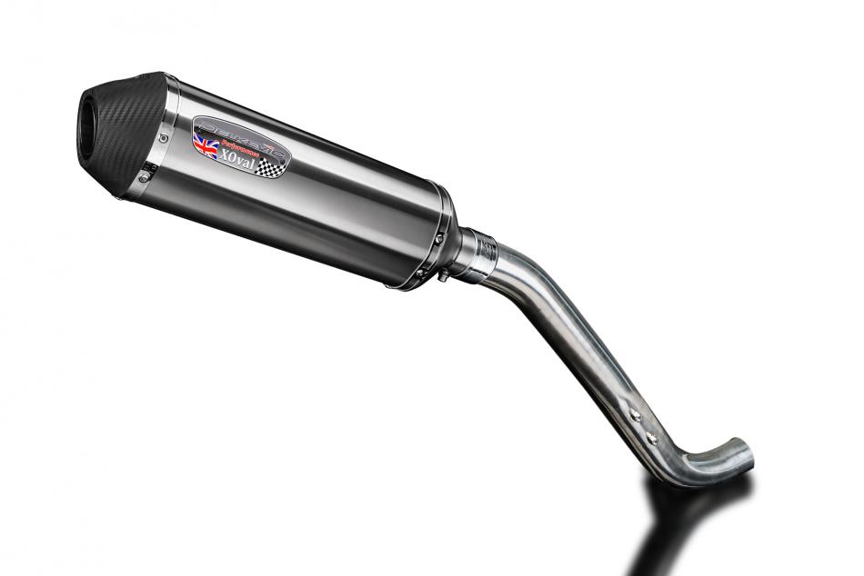 Triumph Tiger 1050 2006-2012 Echappement KIT-Silencieux 343mm X-Ovale Inox