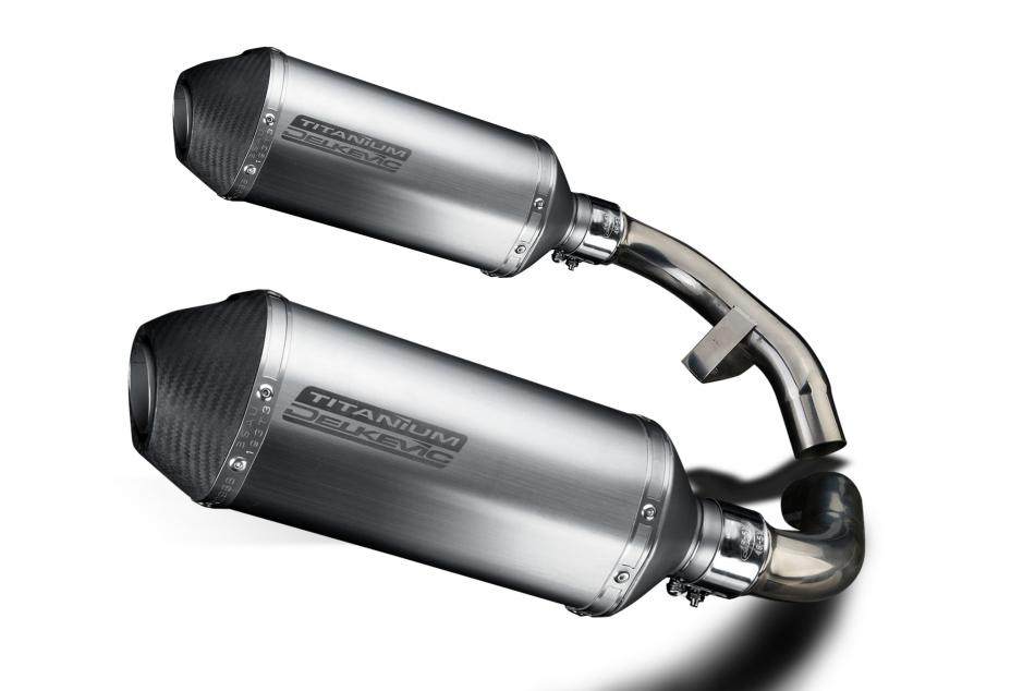 Honda ST1100 Pan European 1989-2002 Echappement KIT-Silencieux 260mm X-Ovale Titane