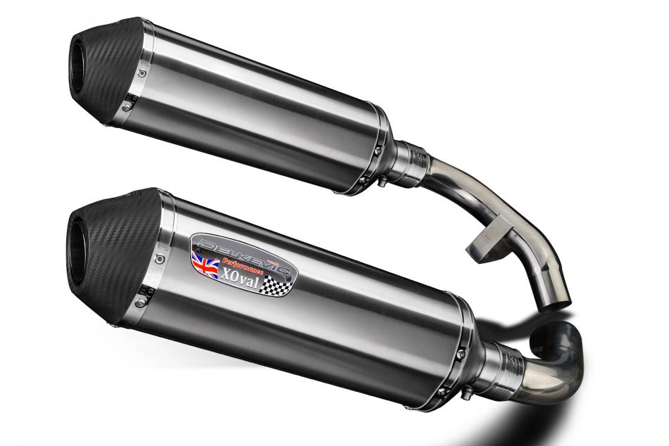 Honda ST1100 Pan European 1989-2002 Echappement KIT-Silencieux 343mm X-Ovale Inox