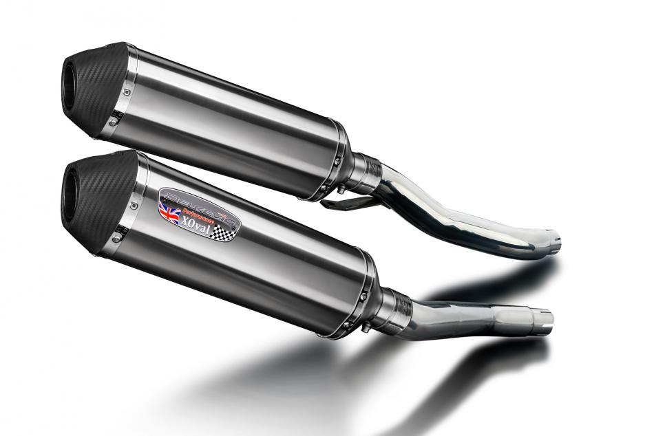 Yamaha XJ600 N/S Diversion 92-04 Echappement KIT-Silencieux 343mm X-Ovale Inox