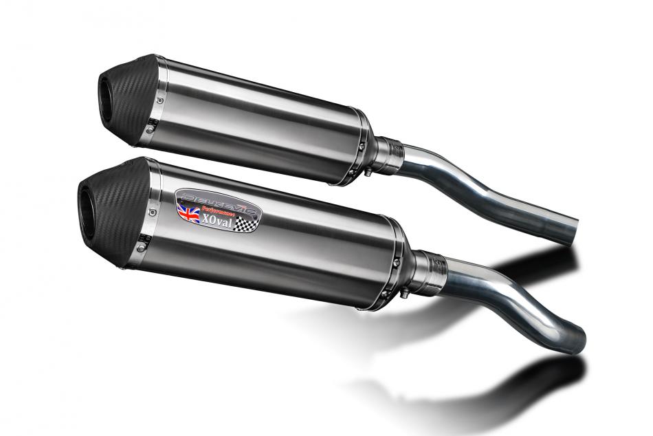 Honda ST1300 ABS Pan European 02-17 Echappement Silencieux 343mm X-Ovale Inox