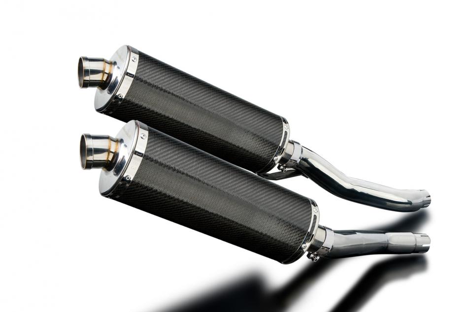 YAMAHA XJ600S XJ600N DIVERSION 1992-2004 Echappement Pot 350mm Ovale Carbone