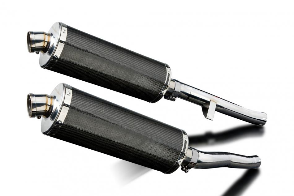 SUZUKI GSX1400 2001-2004 Echappement Silencieux 350mm Ovale Carbone