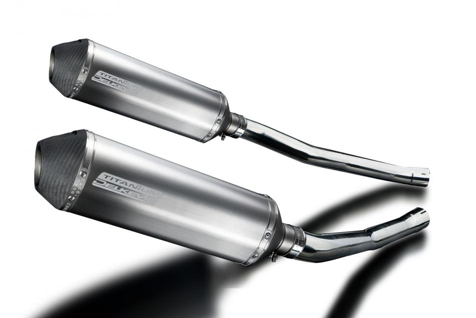 KAWASAKI ZZR1400 2006-2007 Echappement Silencieux 343mm X-Ovale Titane