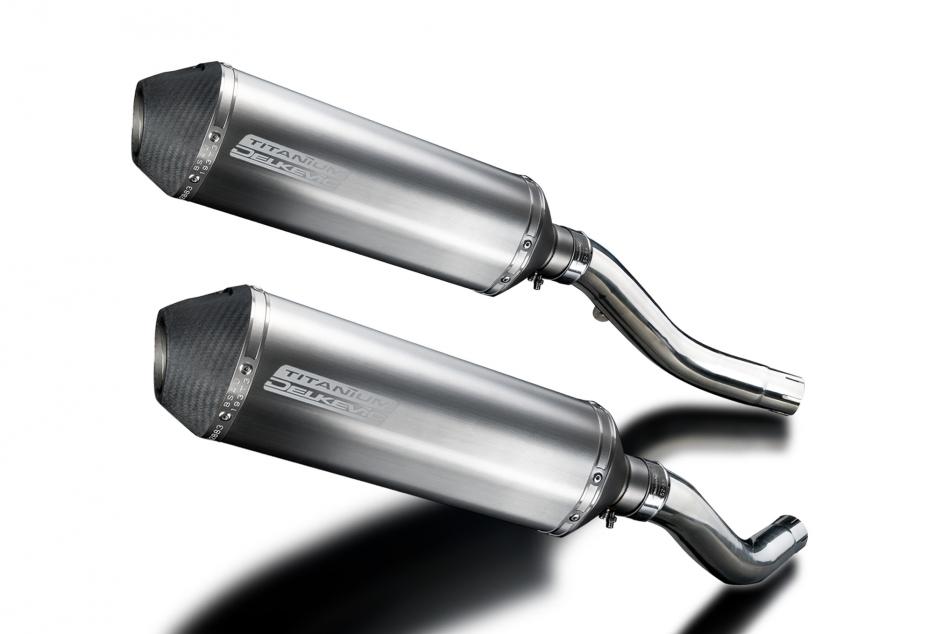 KAWASAKI Z1000 2003-2006 Echappement Silencieux 343mm X-Ovale Titane