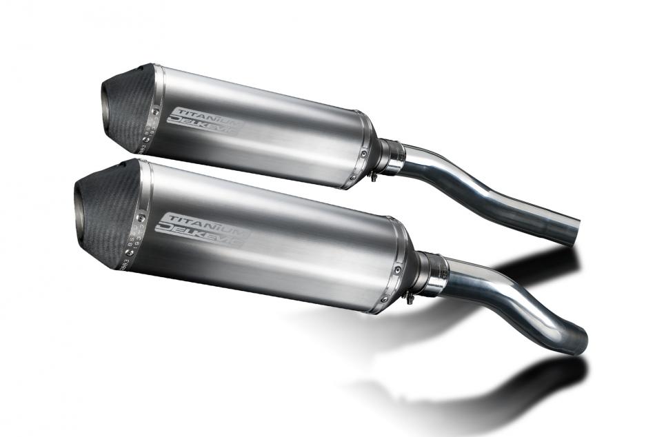 Honda ST1300 ABS Pan European 02-17 Echappement Silencieux 343mm X-Ovale Titane