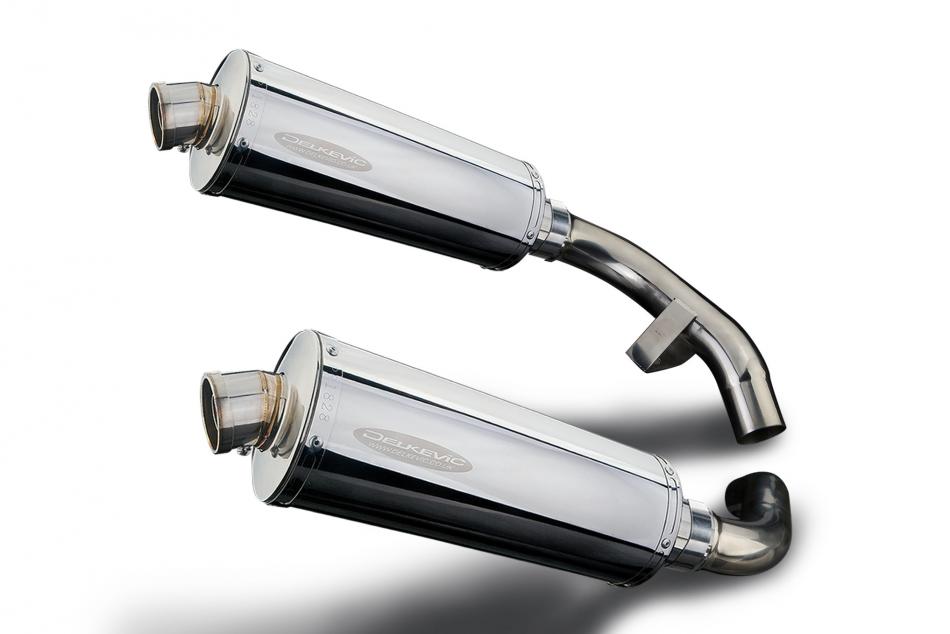HONDA ST1100 PAN EUROPEAN 1989-2002 Echappement KIT-Silencieux 350mm Ovale Inox