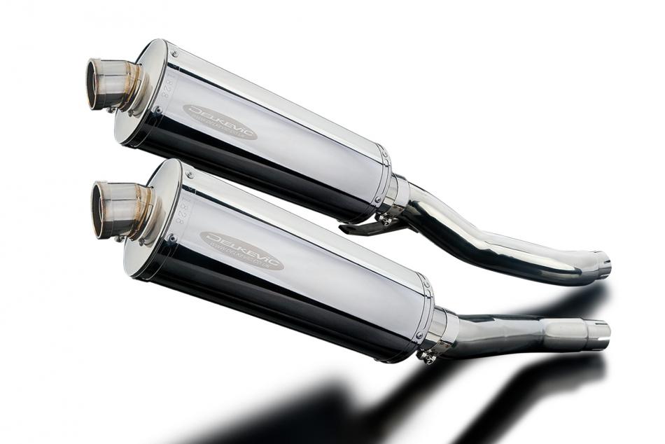 YAMAHA XJ600S XJ600N DIVERSION 1992-2004 Echappement Silencieux 350mm Ovale Inox