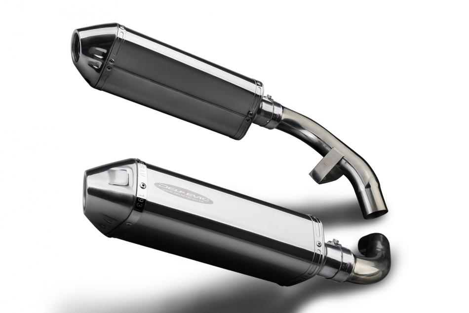 HONDA ST1100 PAN EUROPEAN 1989-2002 Echappement KIT-Silencieux 320 Tri-Oval Inox